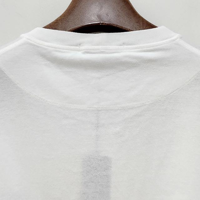 STONE ISLAND FISSATO Organic Cotton Logo Short Sleeve T-Shirt White