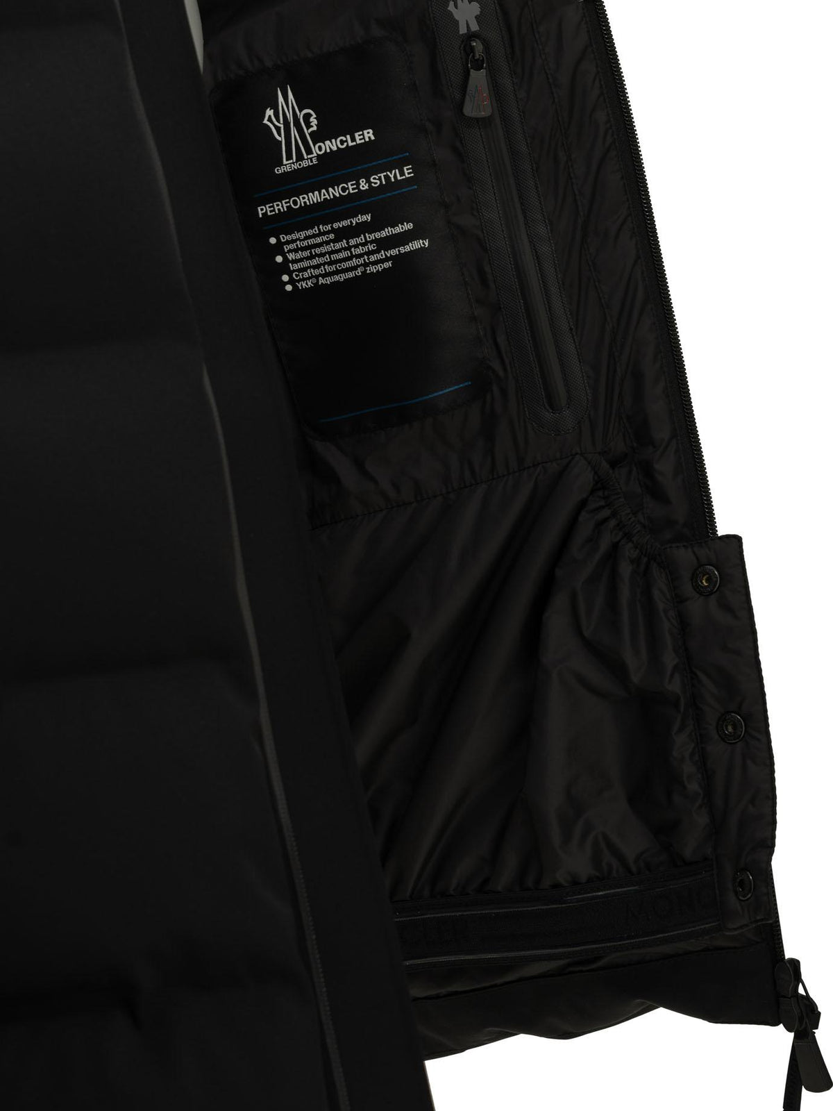 Moncler Black Montgetech Down Jacket for Men