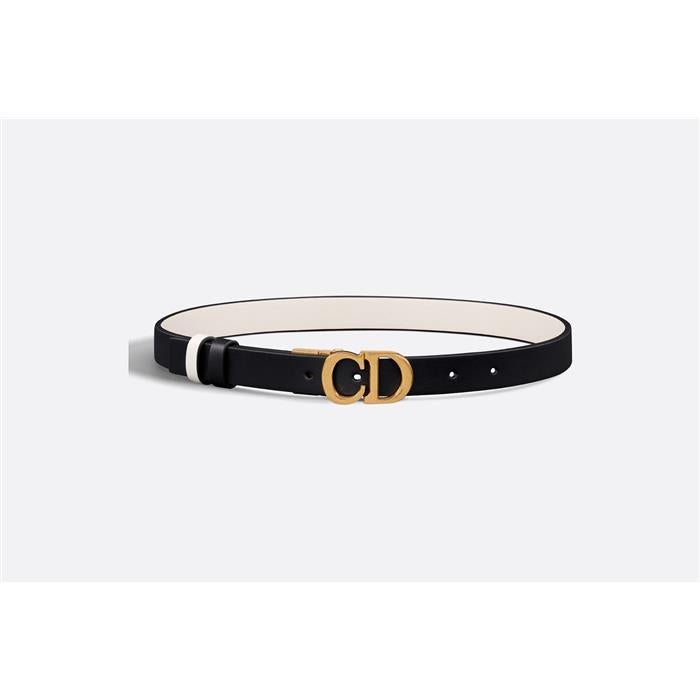 DIOR Reversible Leather Saddle Belt