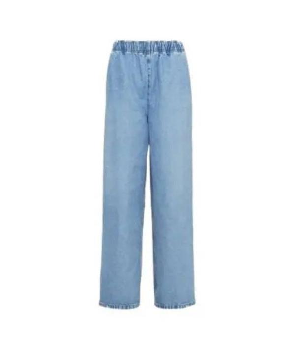 PRADA Wide Leg Denim Jeans GFP509 OOO 14CC F0BAU