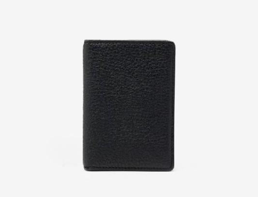 Maison Margiela Leather Bifold Wallet Unisex Black