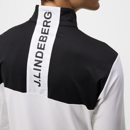 J LINDEBERG Men’s Lightweight Casual Jacket GMJS103310000 WHITE DOM