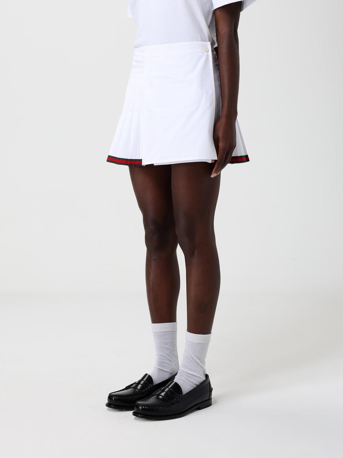 GUCCI Black Wool Mini Skirt