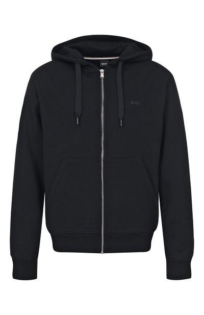 HUGO BOSS Women’s Hooded Sweatshirt 50546405001 BLACK DOM