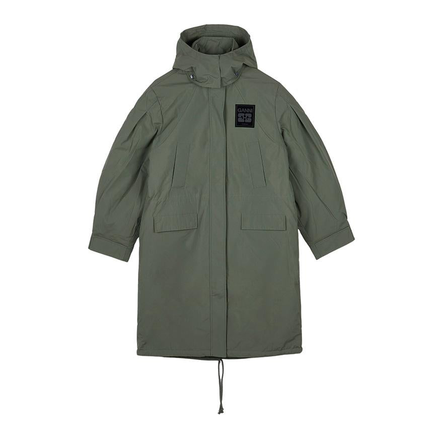 GANNI Women’s Triple-Layer Parka Coat W1013 861