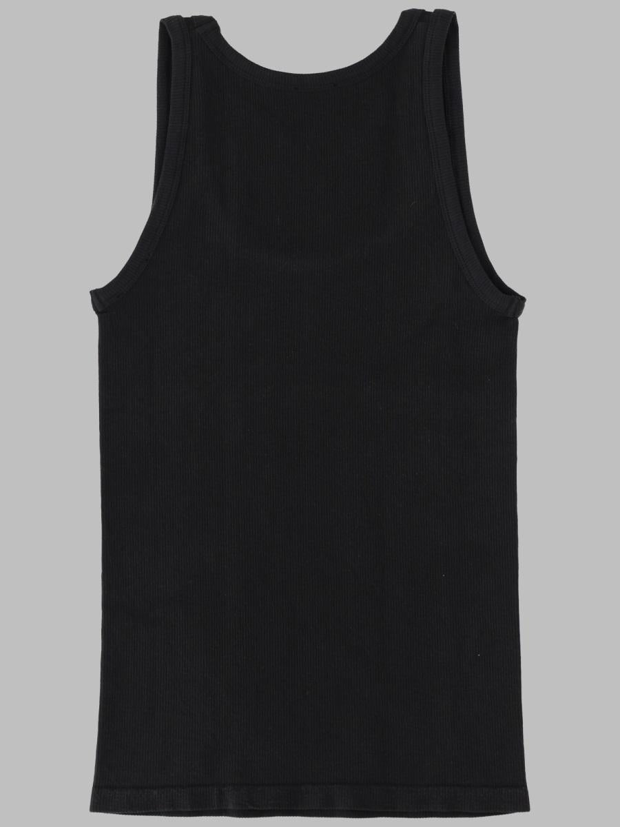 Maison Margiela Black Cotton Tank Top Sleeveless Shirt