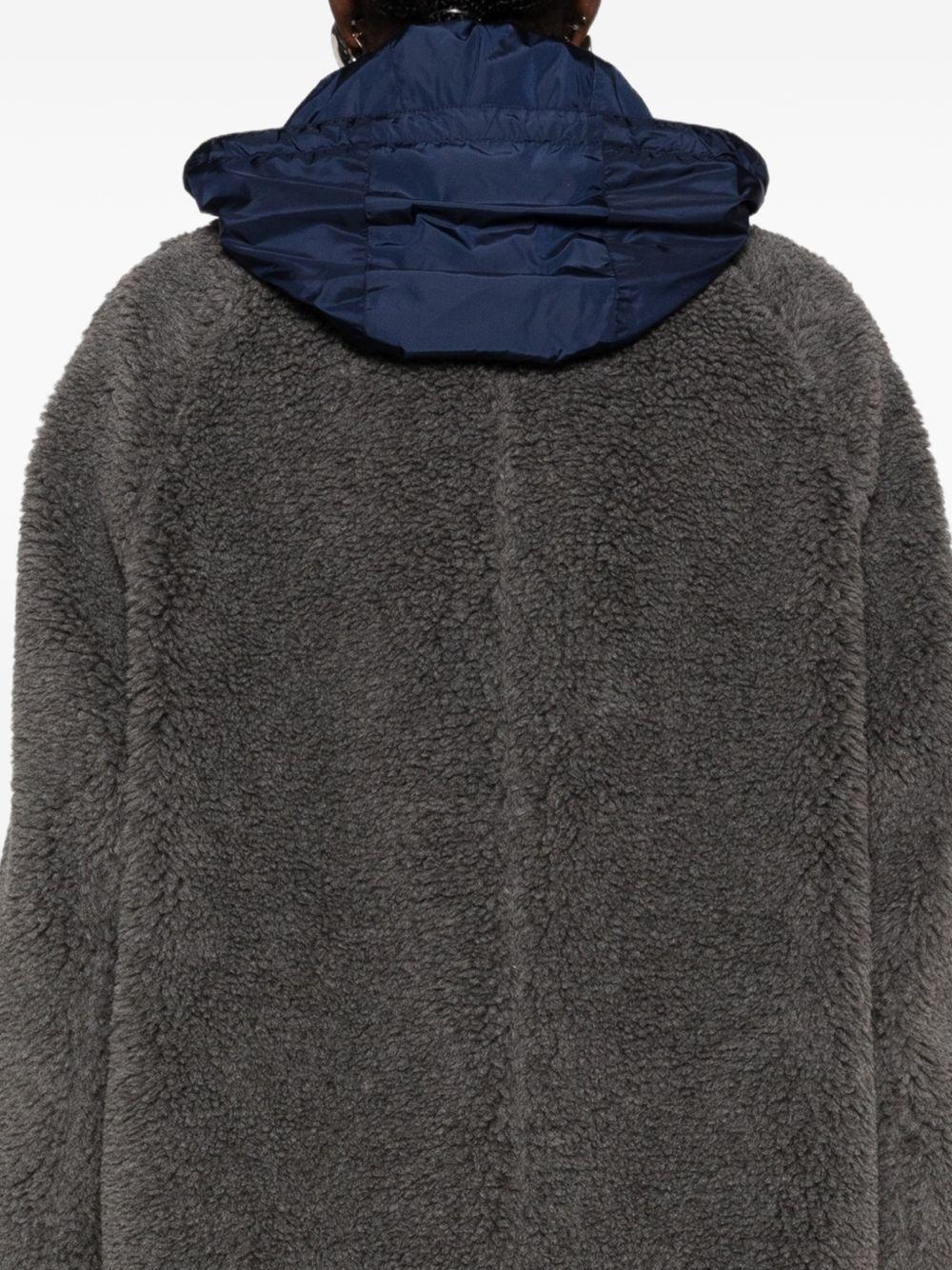 Miu Miu Wool Blend Double-Breasted Coat Navy Women’s Coat