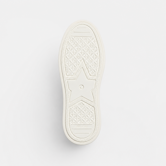 DIOR White Sky Blue Walk’n’Dior Platform Low-Top Sneakers
