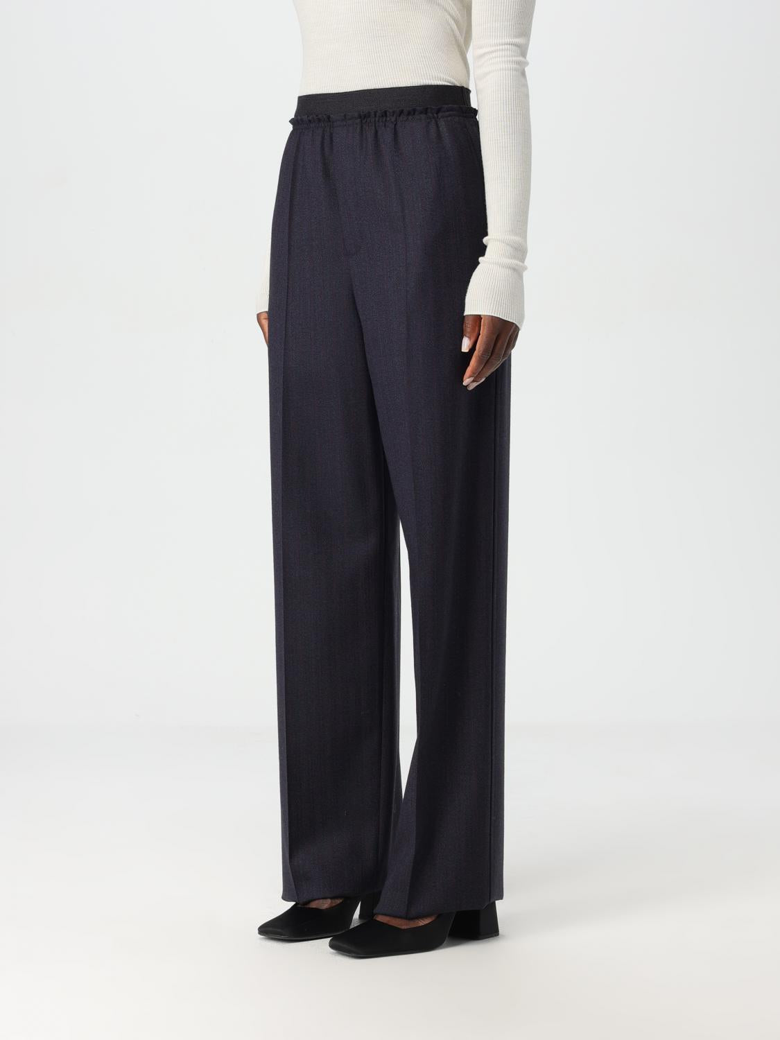 Bottega Veneta Black Wool Classic Dress Pants