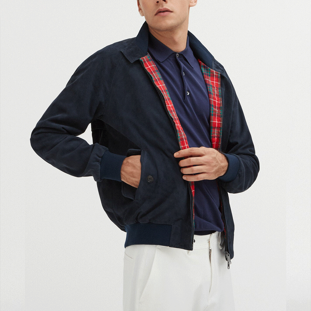 BARACUTA Suede G9 Harrington Jacket BRCPS0939UT2623 309