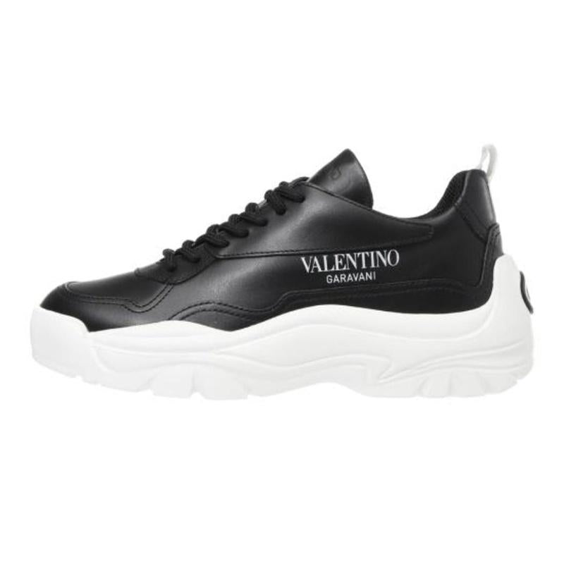 VALENTINO Garavani Gum Boy Women’s Leather Low-Top Sneakers Black