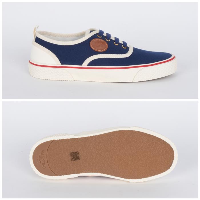 VALENTINO Nojoke Canvas Fabric Low-Top Sneakers 6Y2S0J87 YGT QZZ