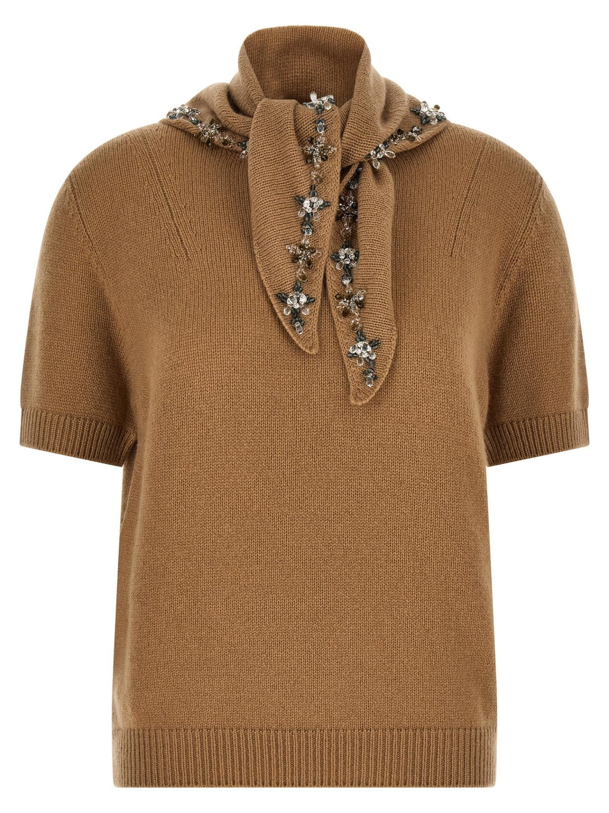 PRADA Wool Knit Cardigan Women’s FW Gray