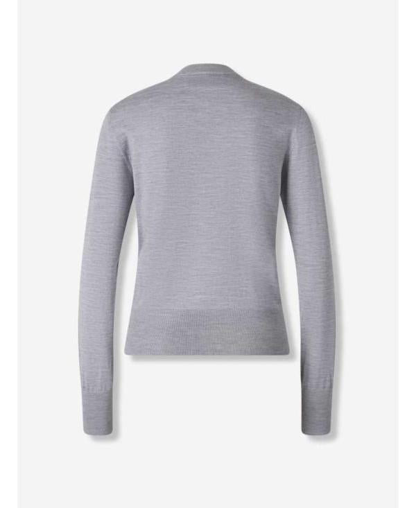 AMI Wool Silk Crewneck Sweater FKS835 KN0066 050