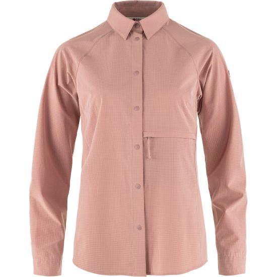 Fjallraven Dusty Rose Cotton Button-Down Shirt for Women