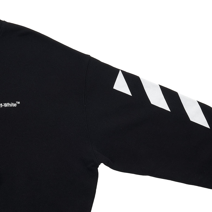 OFF WHITE Men's Diagonal Sleeve Logo Sweatshirt OMBA058C99FLE0011001 1