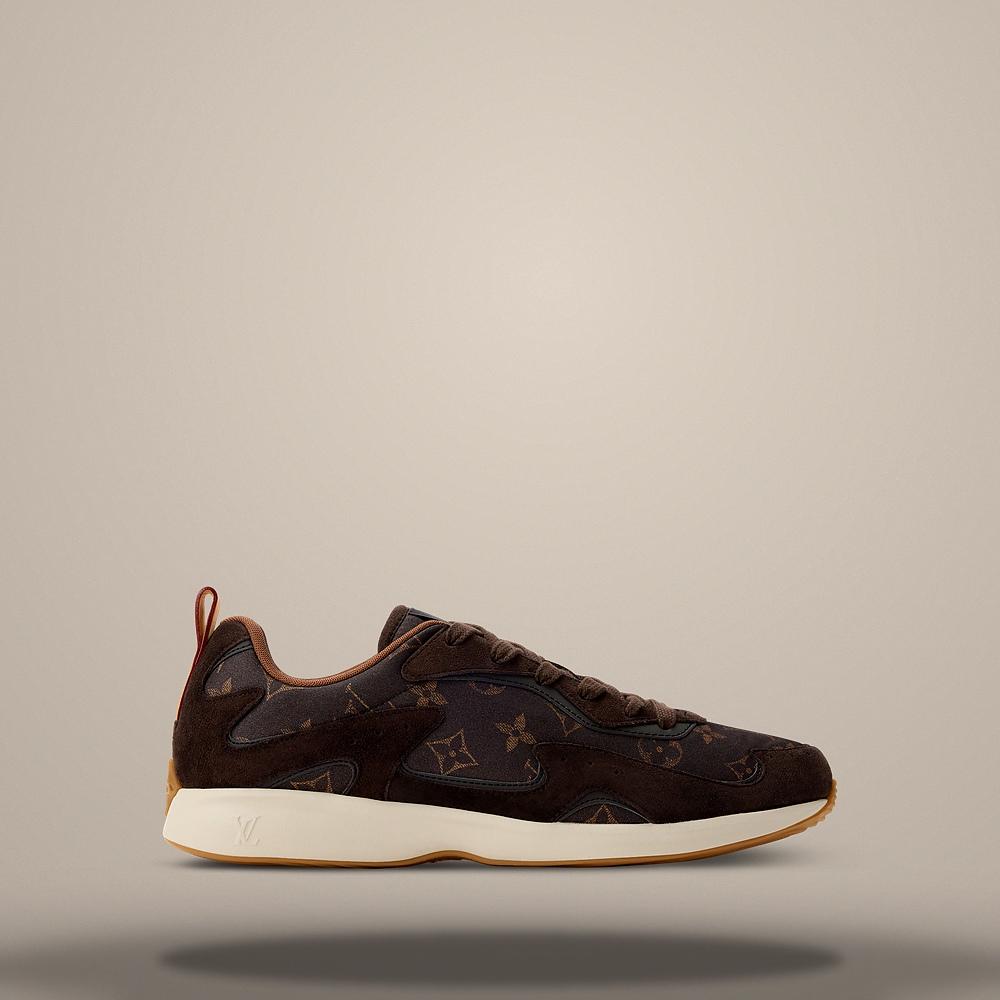Louis Vuitton Brown LV Drop 300 Low-Top Sneakers 1AKOYF