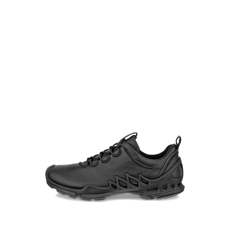 ecco BIOM AEX Men’s Low-Top Sneakers Black Leather