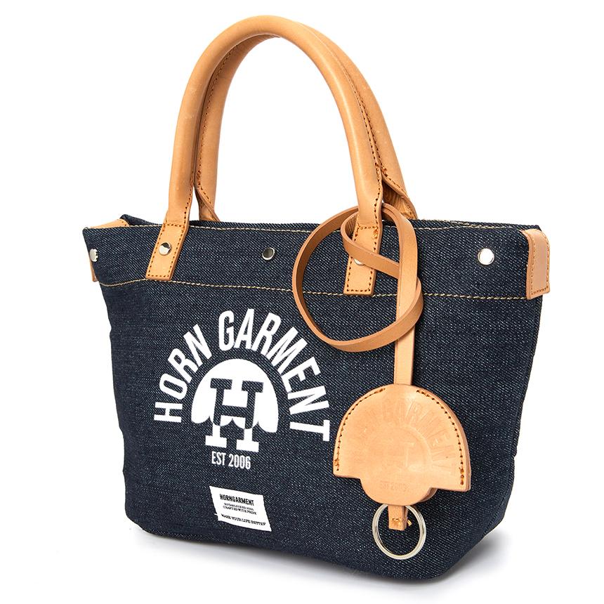 HORN GARMENT Women's Denim Tote Bag HCS 3A SB05 INDIGO