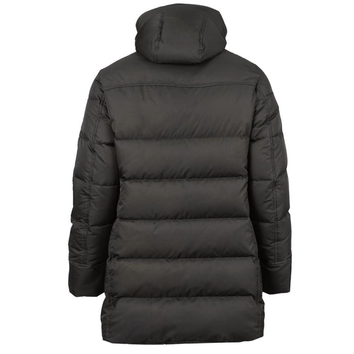 MOORER Men's Wool Down Puffer Jacket SP BARBIERI WK ANTRACITE