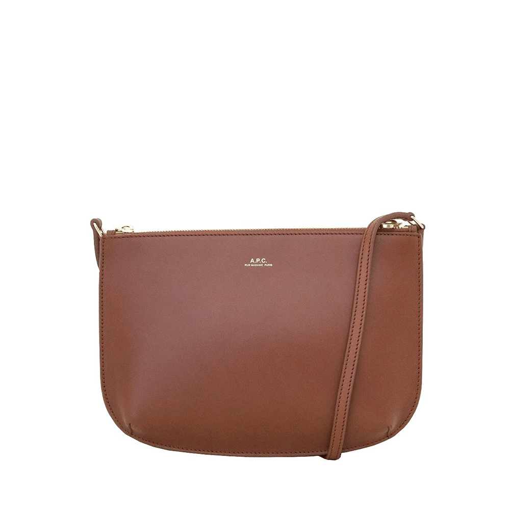 A.P.C. Sara Leather Crossbody Shoulder Bag PXAWV F61404