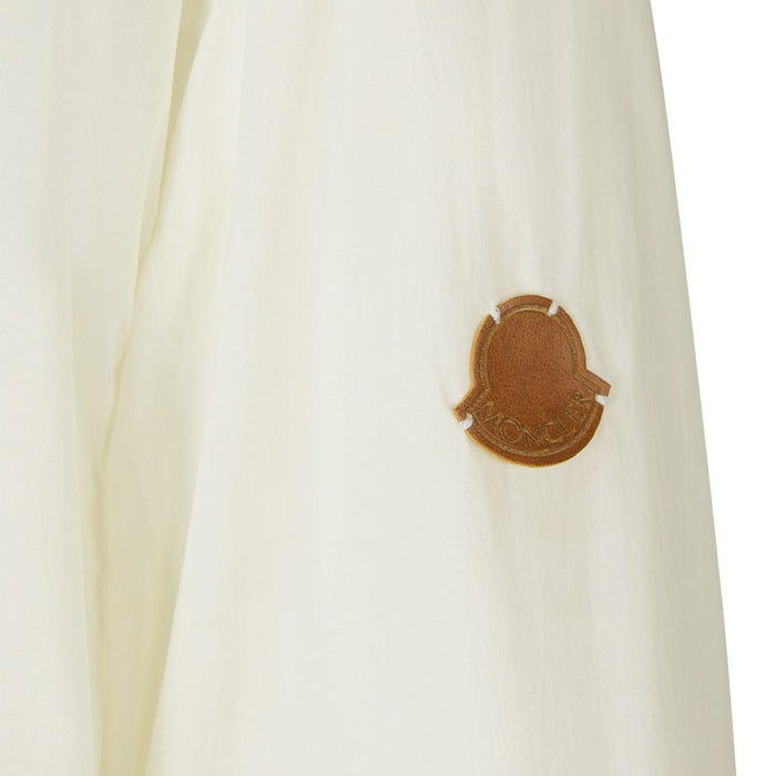 Moncler Ivory Hooded Rain Jacket Women’s