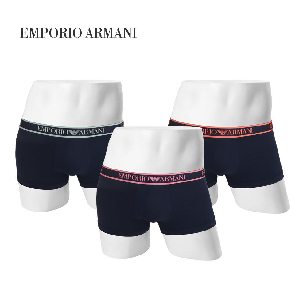 Emporio Armani Men’s Trunks 3-Pack Logo Waistband Underwear Set