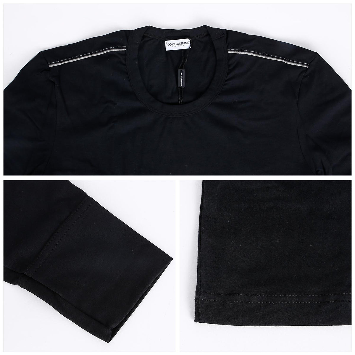 Dolce&Gabbana Long Sleeve Underwear T-Shirt for Men M10623 N0000