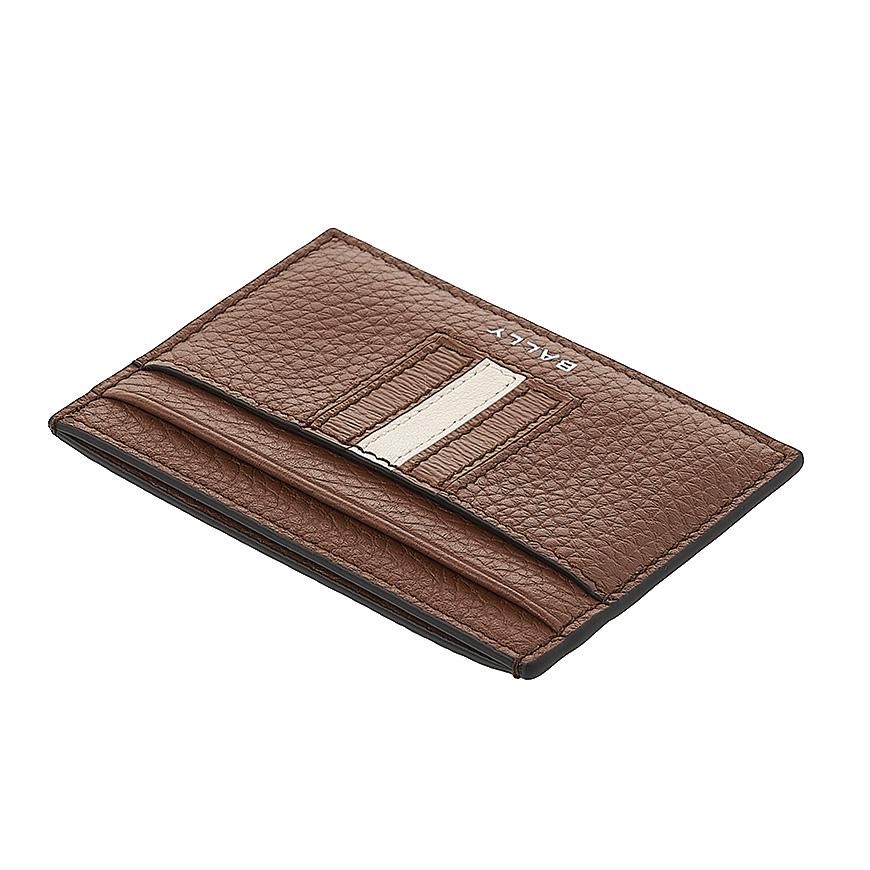 BALLY Men’s Ribbon Card Holder Leather Wallet Accessory RBN C CARD CASE U808P 1