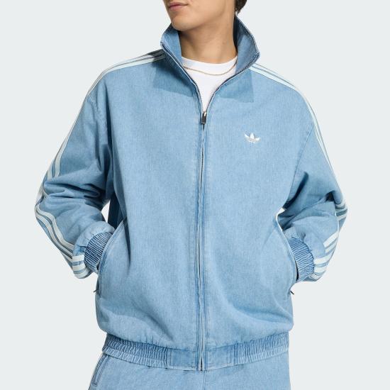 Adidas Men’s Denim Jacket KX1196 Light Blue DOM