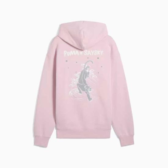 PUMA Women’s Hooded Sweatshirt Pullover Hoodie Black 527219 90