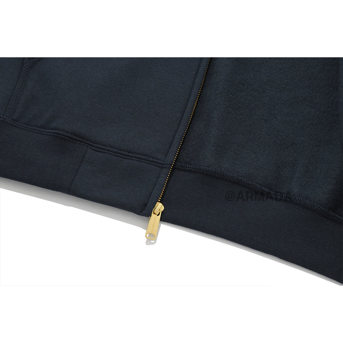 Carhartt Midweight Zip Hoodie Navy Unisex