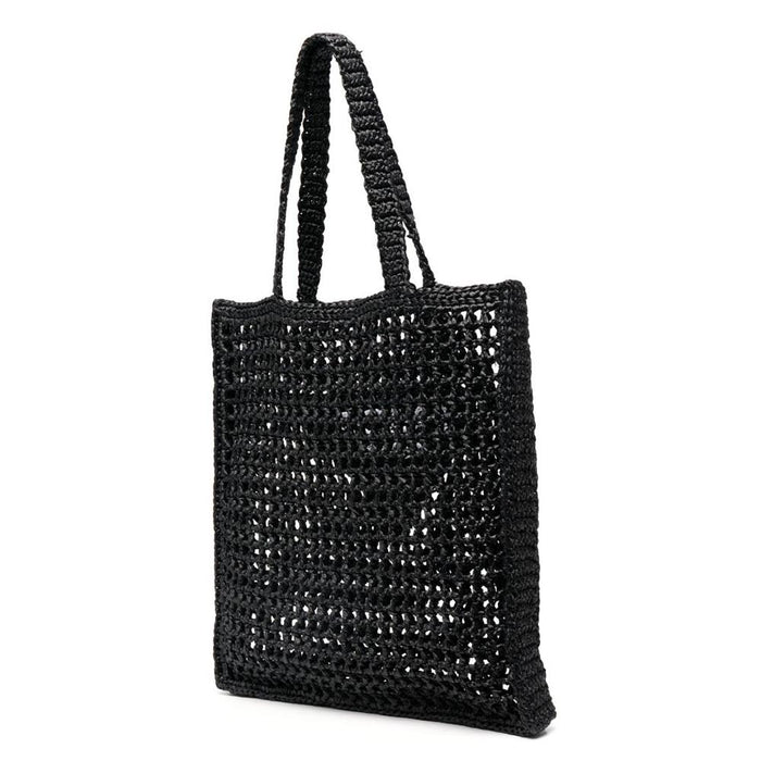 PRADA Crochet Women’s Tote Bag Black