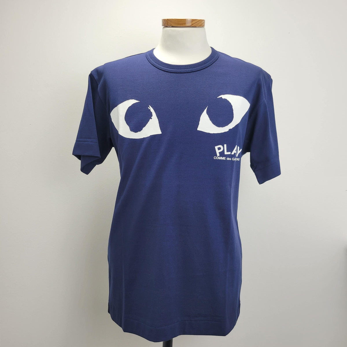 Comme des Garcons Dark Blue Eye Print Short Sleeve T-Shirt Men P1T178