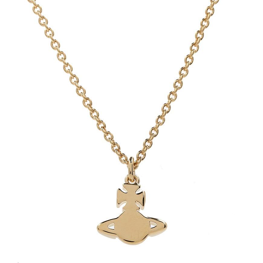 Vivienne Westwood Balbina Pendant Necklace for Women Silver Tone