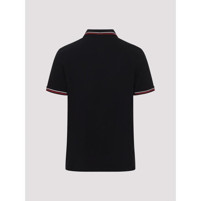 VALENTINO V Logo Men's Polo Shirt Black