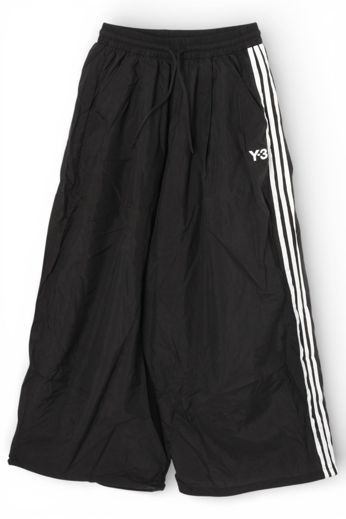 Y-3 Women’s 3-Stripes Nylon Jogger Pants Black JD5997