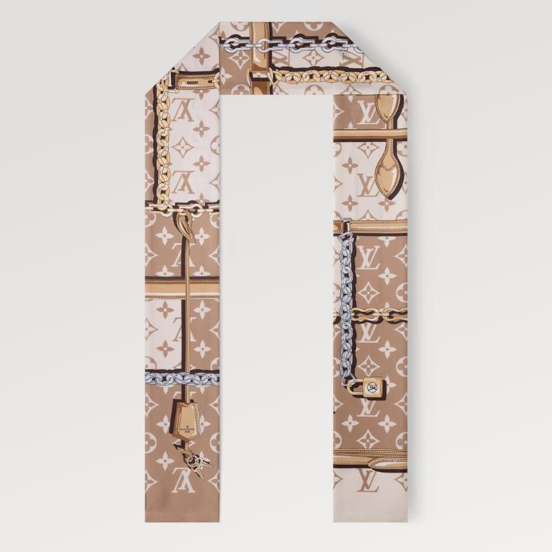 Louis Vuitton Monogram Confidential Bandeau Silk Scarf