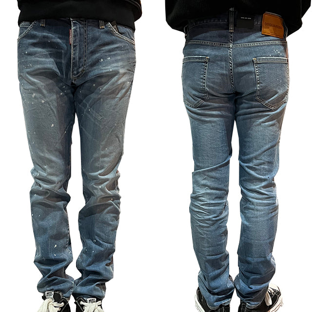 Dsquared2 Cool Guy Mon Pull Blue Denim Jeans for Men