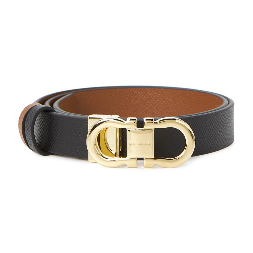 Ferragamo Gancini Reversible Women’s Belt Pre-Cut 230294 0780407