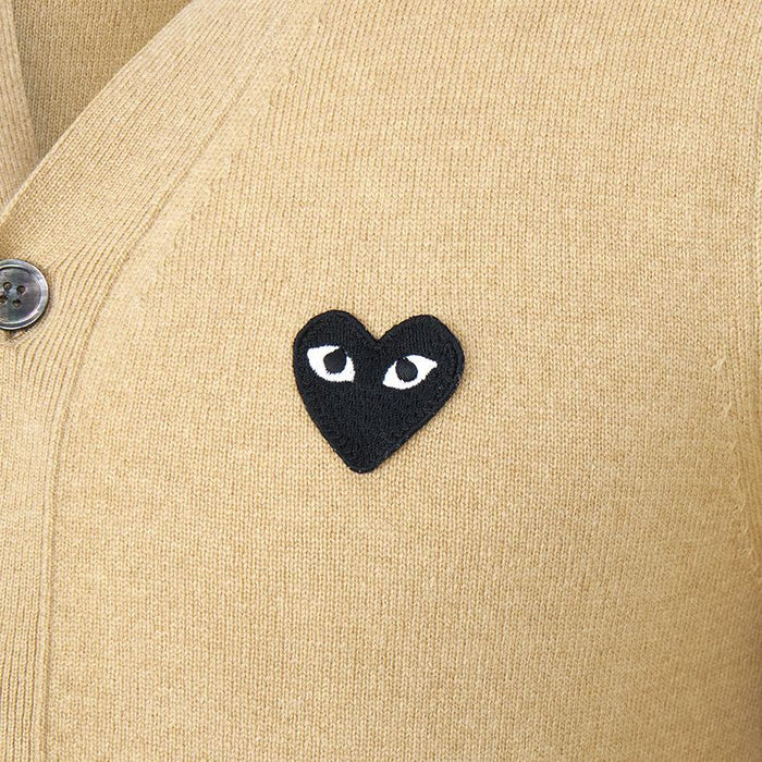 Comme des Garcons Black Heart Patch Unisex Cardigan