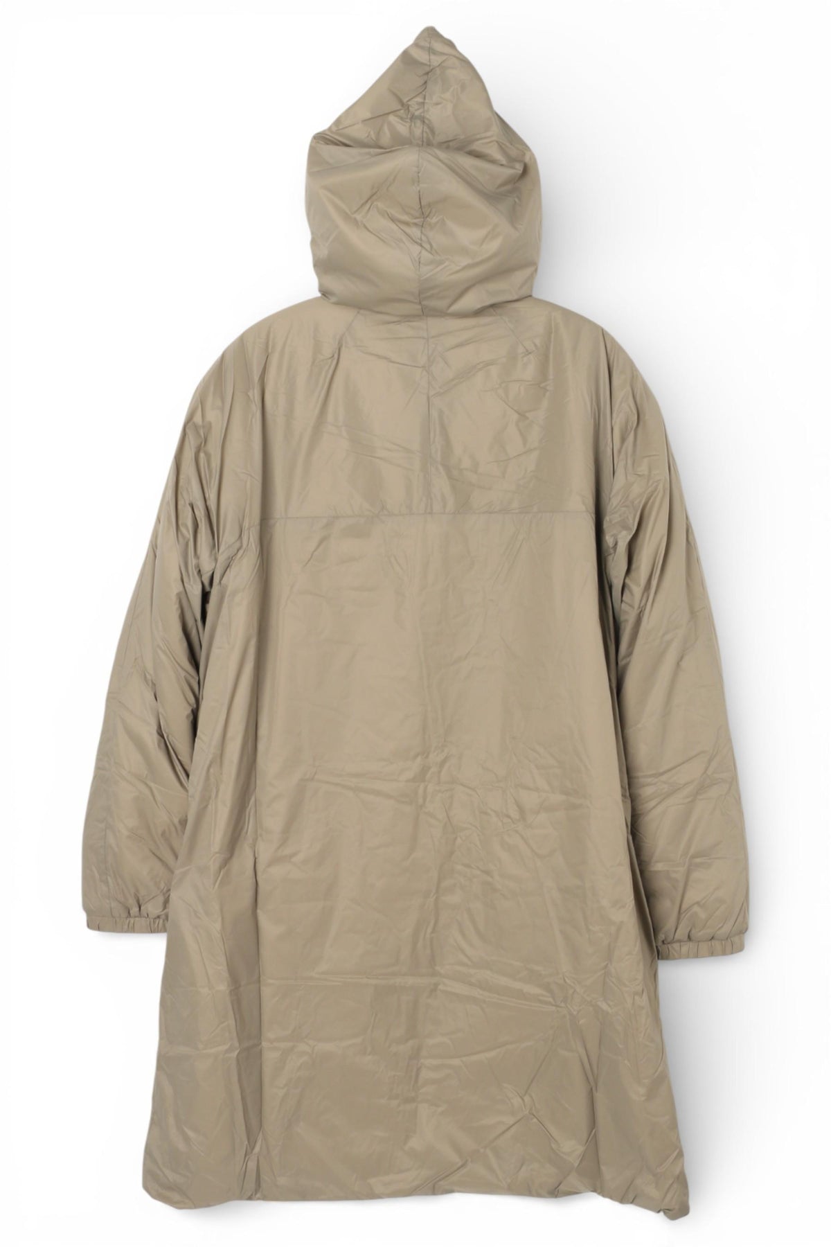 Rick Owens DRKSHDW Sealed Windbreaker Coat Dirty Pearl Nylon Coat
