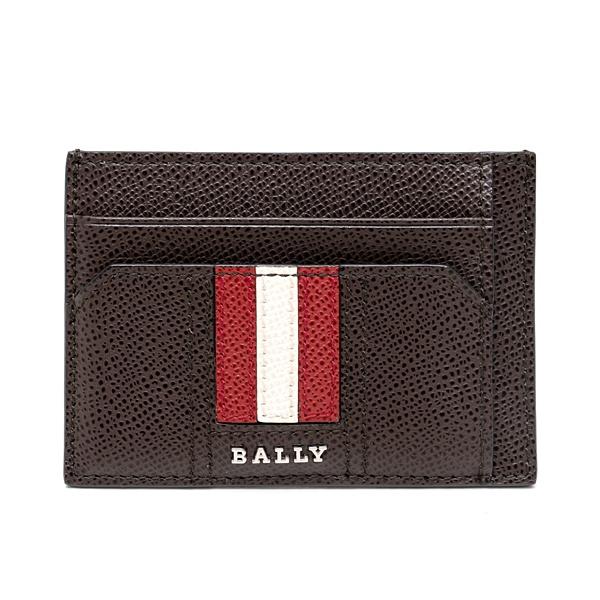 BALLY Refurbished Men’s Leather Card Holder Black Card Wallet TARRIK LT 21