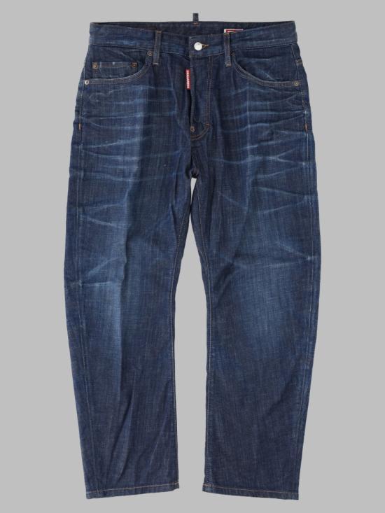 Dsquared2 Blue Distressed Denim Jeans for Men