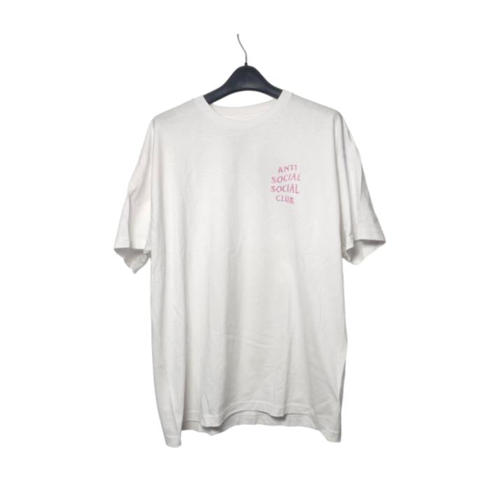 Anti Social Social Club White Floral Logo Unisex T-Shirt W22 SCT965220