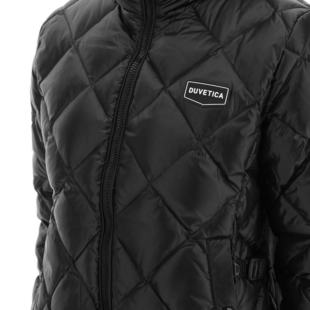 Duvetica Black Logo Quilted Down Puffer Jacket VDDJ00125K0001 BKS