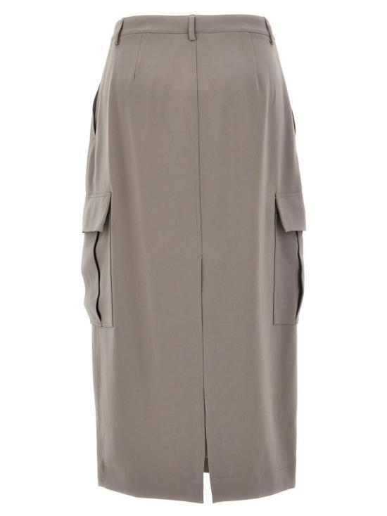 Theory Cinder Long Skirt O0709302P3A CINDER DOM