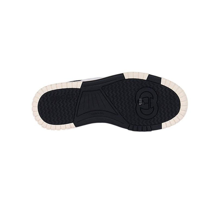GUCCI ReWeb Smooth Leather Low-Top Sneakers Women White