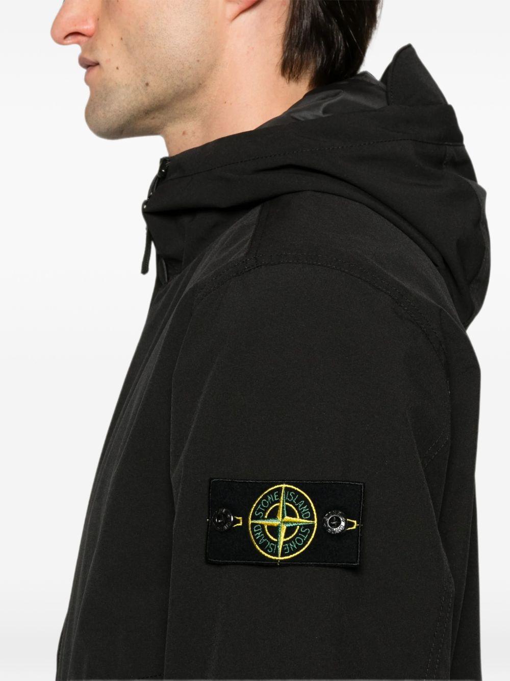 STONE ISLAND Nylon Bomber Jacket Black Men's