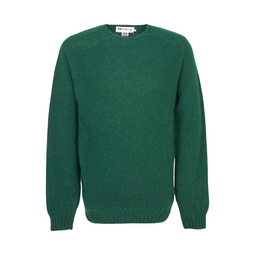 Harley OF SCOTLAND Shaggy Dog Wool Crewneck Sweater Men M3834 7 TARTAN